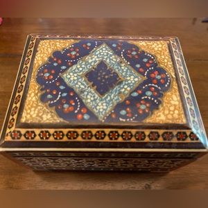 Persian style jewelry wood box